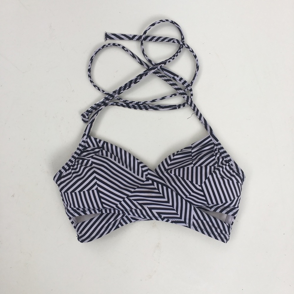 PINK strappy push-up bikini